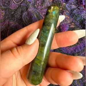 Labradorite Crystal Wand